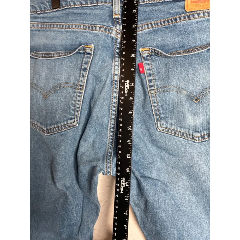Levis 505 Regular Fit Straight Leg‎ Mens Jeans Medium Wash Blue 36x30